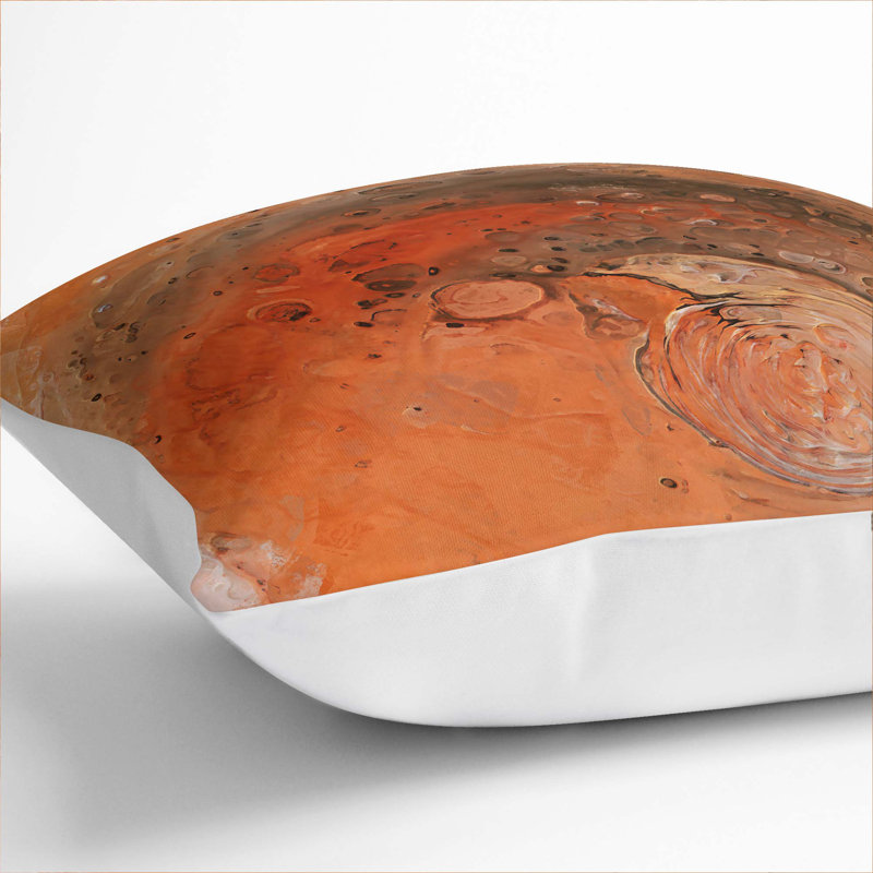 Abstract Square Throw Cushion, 55cm H x 55cm W x 20cm D, White