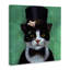 «Good Sir Top Hat Cat with a Mouse and A Monocle», reproduction d'art graphique sur toile-640464869-652446213