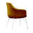 Teegan 19'' H Upholstered Metal Armchair-438107530-490794346