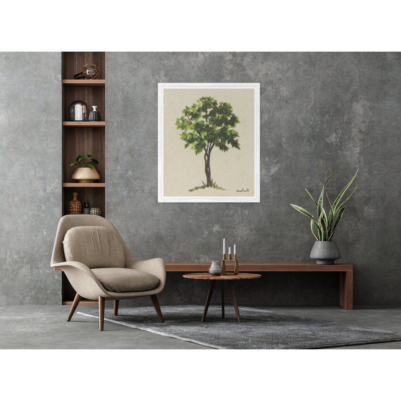 Quatre branches avec cadre noir, Cadre blanc