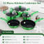 11 - Piece Non-Stick Ceramic Cookware Set