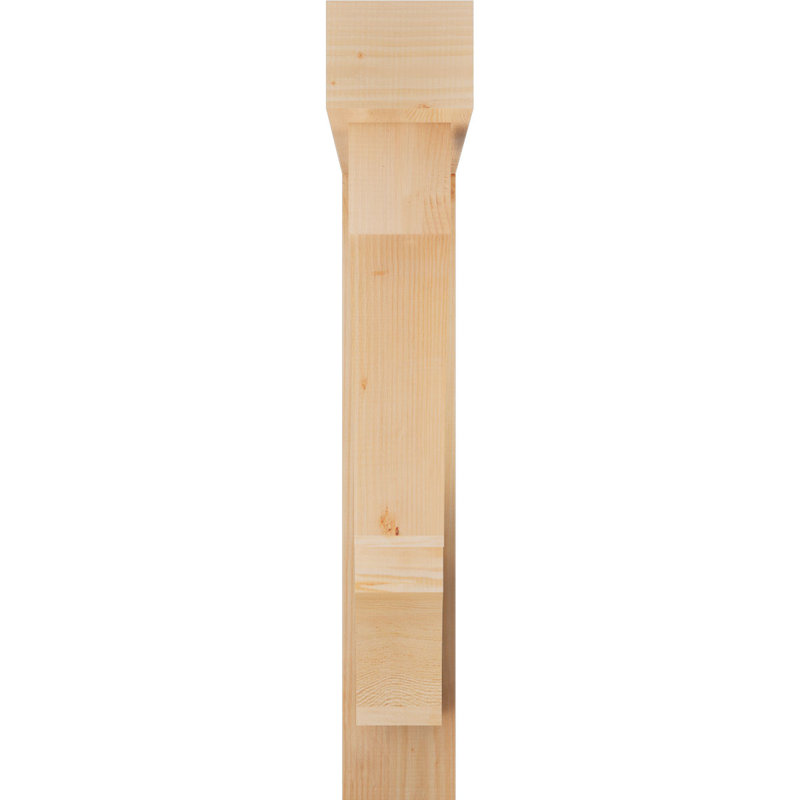 Support de bloc Balboa avec entretoise décalée, 48 x 42, Sapin Douglas de l 7 1/2 (lisse)