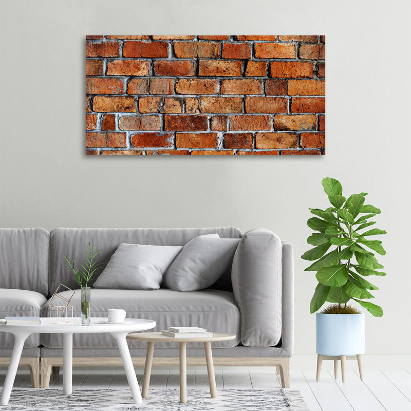 Brick Wall - No Frame Print on Canvas