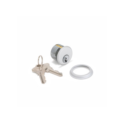 Cylindre à mortaise simple FHC FL2170SCKDA avec rainure de clavette «C» - Clé aléatoire - Aluminium
