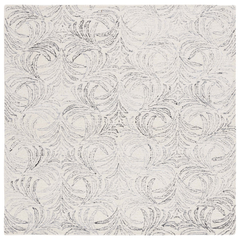 Msr Jardin Martha Stewart 300 Hand Tufted Performance Floral Rug, Square 6'