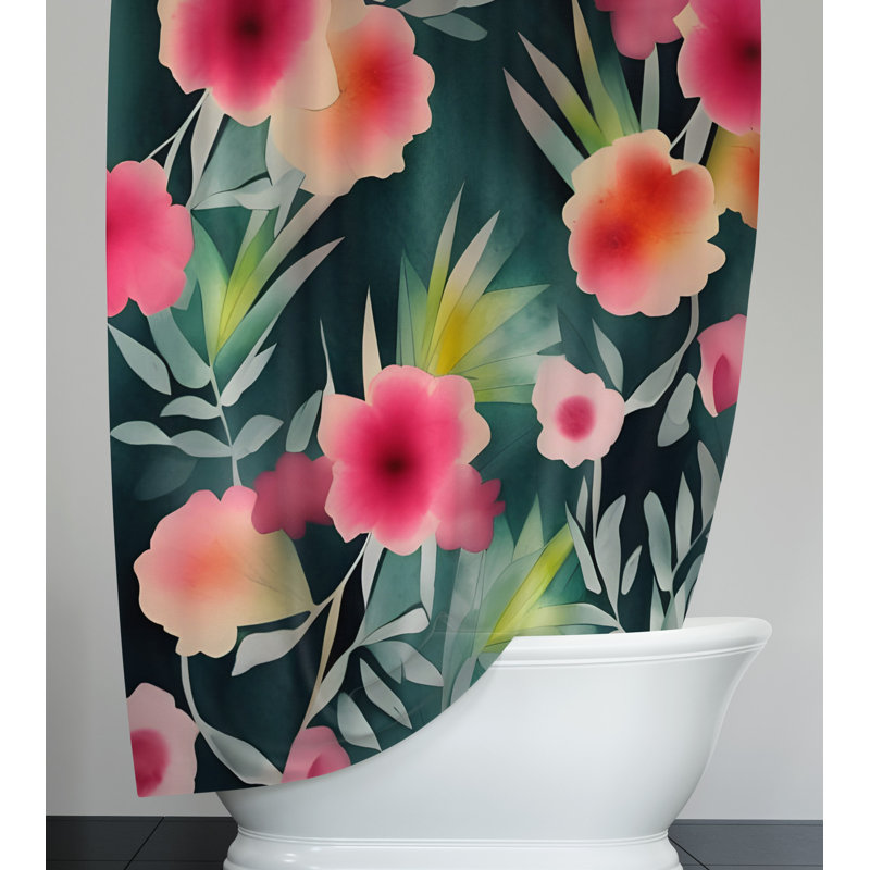 Rideau de douche Daanya, H 72 po x l 70 po