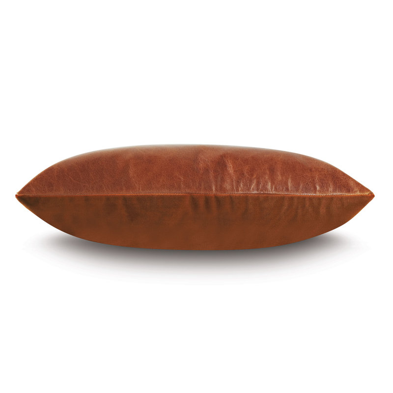 Tudor Lumbar Pillow Cover & Insert, Cognac