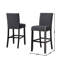 Tabourets de comptoir en tissu avec garniture cloutée Carliana, ensemble de 2-33396315-41667387