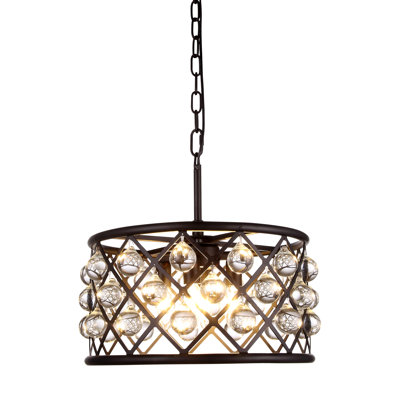 Swinney 4 - Light Drum Chandelier