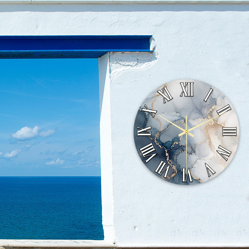 Horloge murale abstraite, Médium