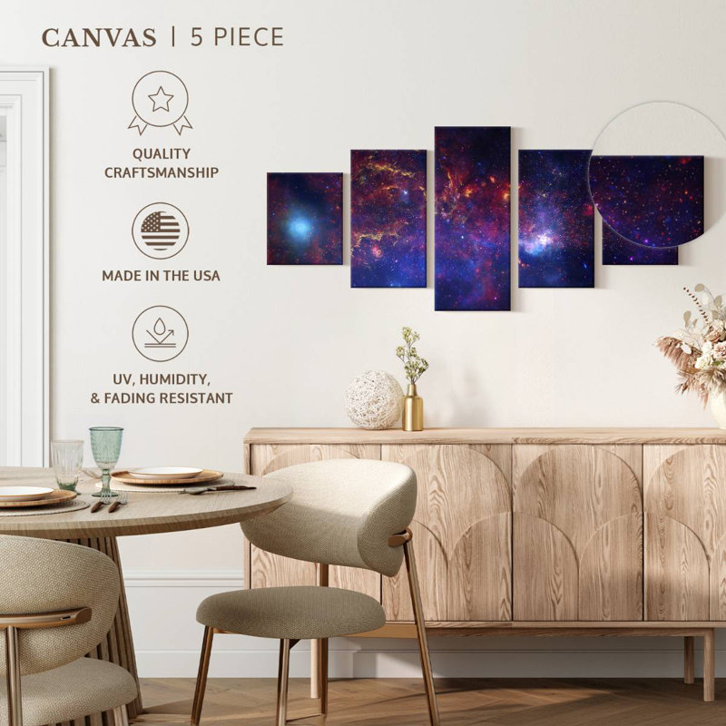 Milky Way Gems, 24" H x 55" W
