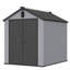 Remise de rangement en plastique 6 * 8Ft en résine pour le jardin-123794493
