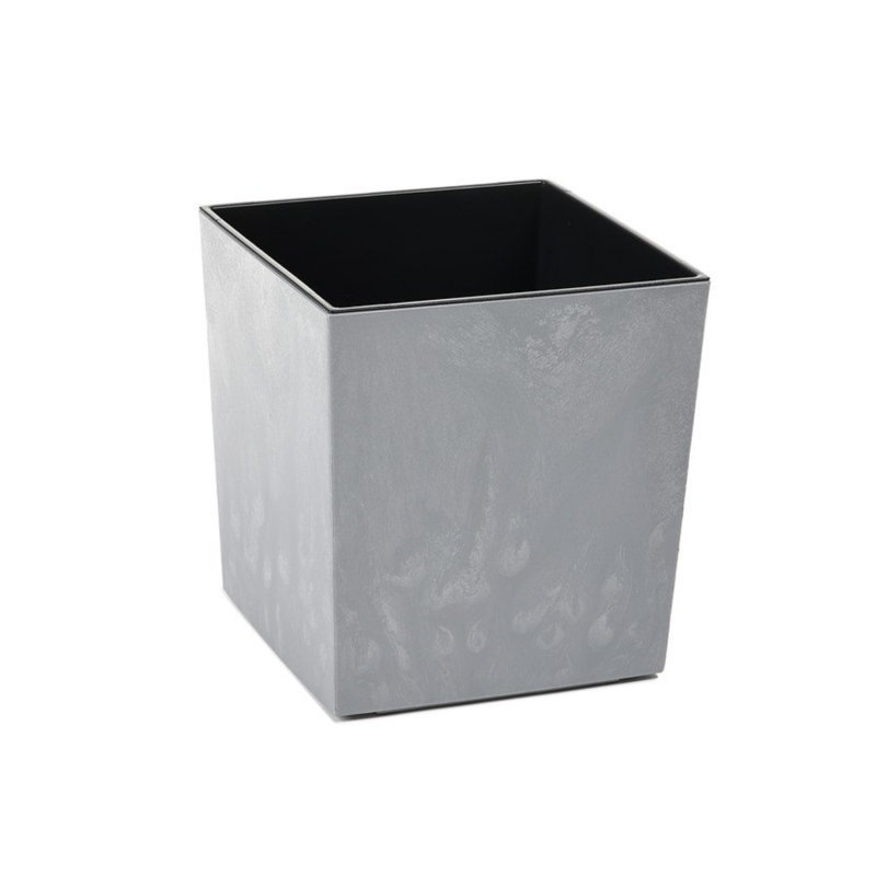Taiyari Planter, Grey, 25.6cm H x 25cm W x 25cm D