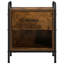 40 cm W Galvanised Steel Bedside Table-476868187