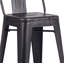 Tabouret de bar 24 po en métal (sans la table)