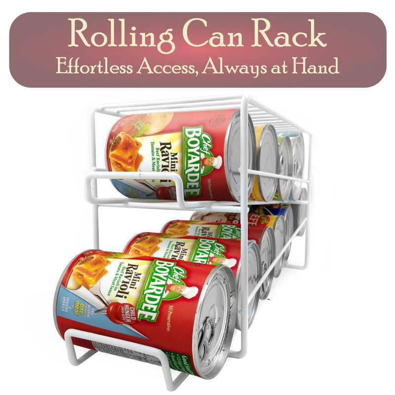  Soda Can Beverage Dispenser Organizer, Holds 12