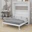 Lit escamotable robuste avec tablettes de rangement-2020025649