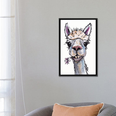 « diesel the alpaca », reproduction d’impression sur toile