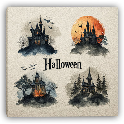 Art mural sur toile Haunted Castles