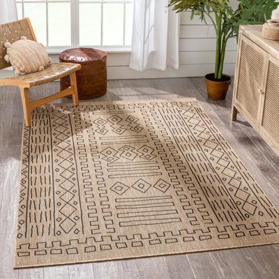 Milo Outdoor & Indoor Beige/Brown Rug