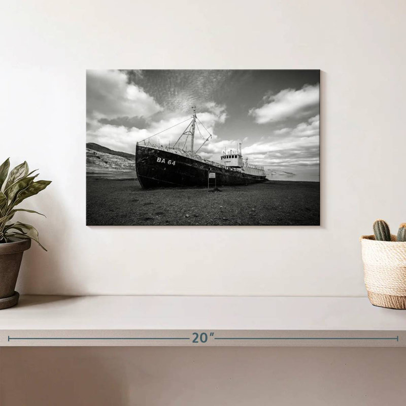 Mehar Deserted Ship, 8" H x 12" W