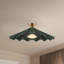 Furrow 25-in Red Semi-Flush Mount-1740051396-1740051397