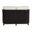 Samara Cushioned Loveseat w/Two Accent Pillows