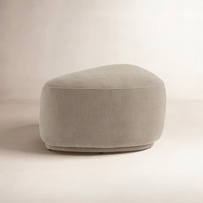 Adna 26.5'' Triangular Upholstered Ottoman
