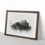 Edinburgh Castle in Scotland in Abstract - Picture Frame Painting Print on MDF-55725411-55725413
