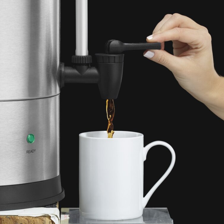 15L/3.96gal Commercial Coffee Urn Tea Maker Machine Hot Water Dispenser
