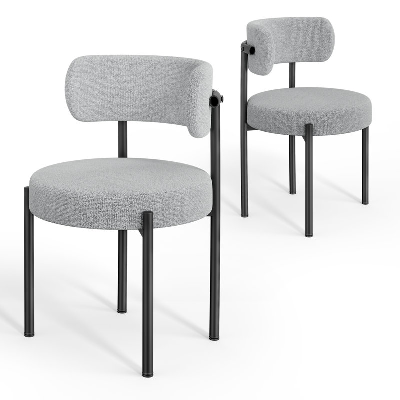 2PCS Dining Chair, Gray