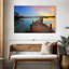 Lake Michigan Lake Michigan, reproduction sur toile-92520230