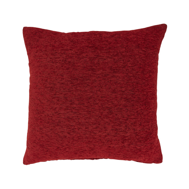 Saro Festive Delight Chenille Jacquard Holiday Poly Filled Throw Pillow