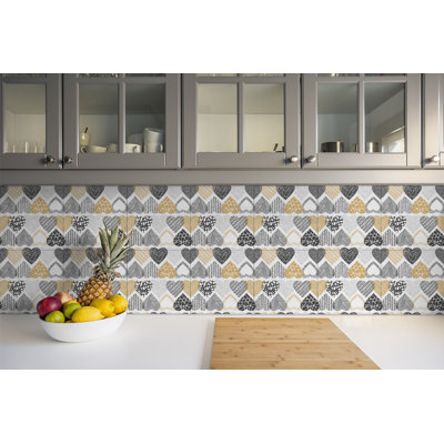 Kinslea 30cm W x 30cm L Vinyl Peel and Stick Field Tile