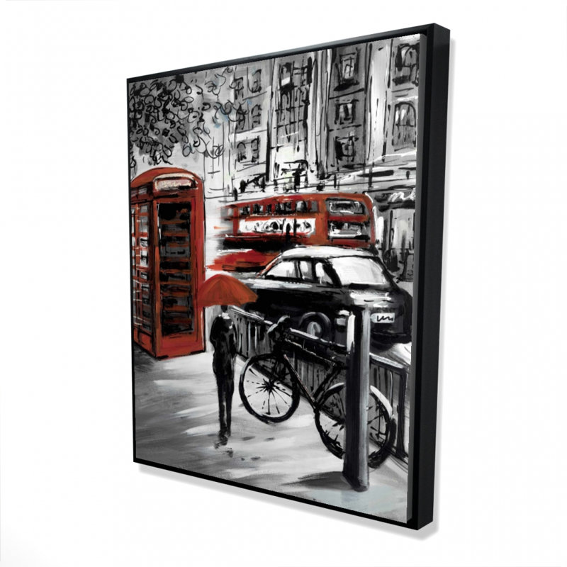European Street Print On Canvas