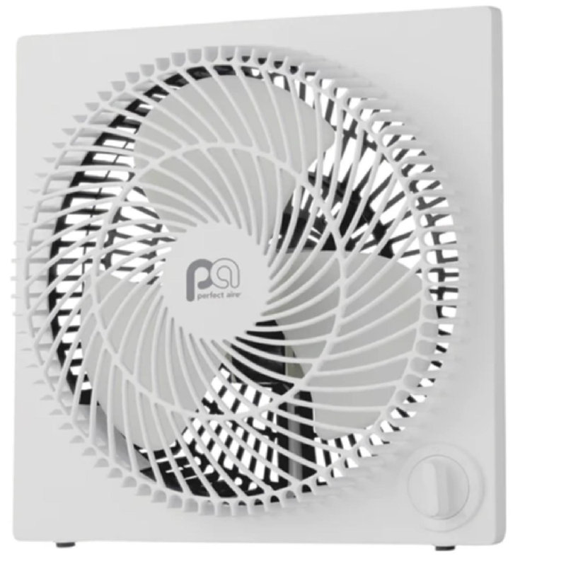 Perfect Aire 11 in. H 3 speed Box Fan