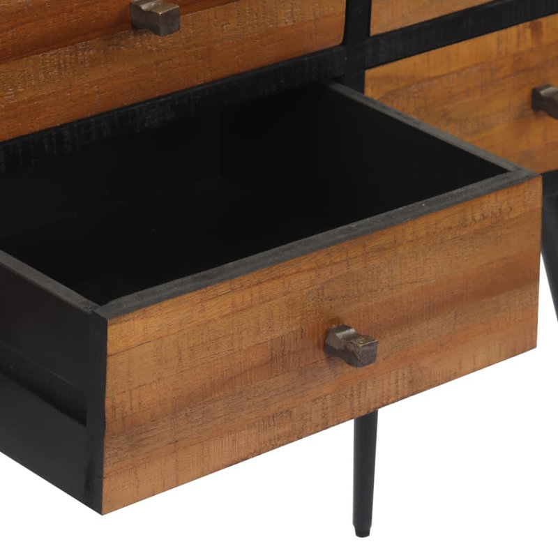 Maybee 116cm Solid Wood Top Console Table