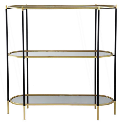 3-Tier Metal Console Table, Hallway Table