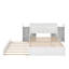 Lit plateforme avec rangement et tablettes gigognes-342305682