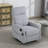 25.8" Wide Swivel Rocker Manual Recliner With Heat And Massage-547806164