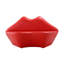 Causeuse rembourrée en cuir 59 po Kiss-1587390130