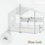Lit sur pied avec tablettes de rangement-2121821498-2121821499