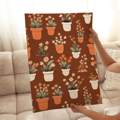 «Botanical Fall Botanical Plants I Cottage», reproduction d'art non encadrée