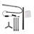 Tolunay 70" LED Task Floor Lamp Adjustable Gooseneck Dimmable Light Standing Light with USB
