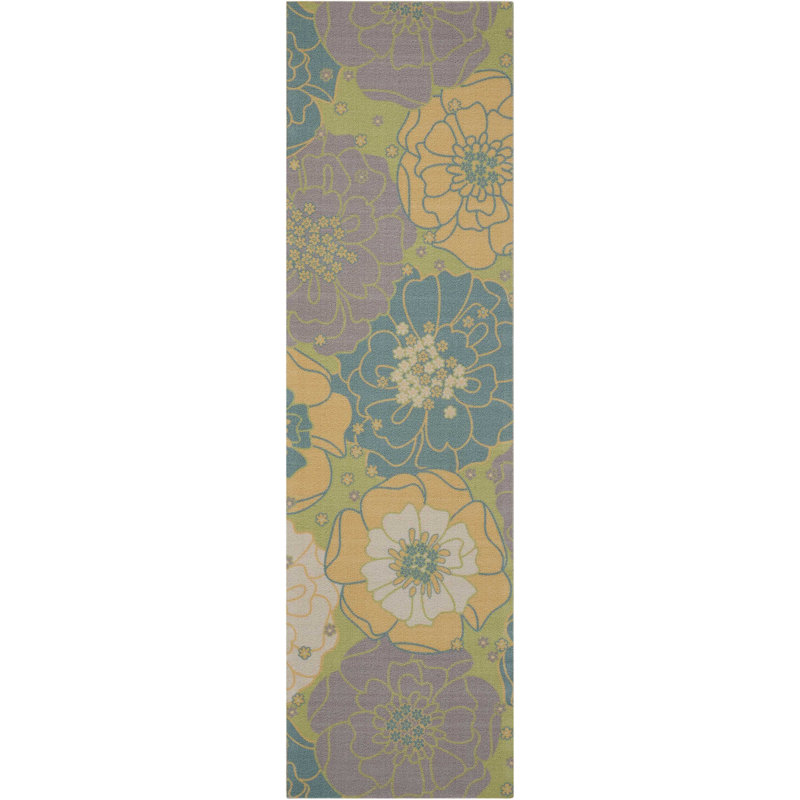 Tapis vert moderne Dian, Rectangle 10 pi x 13 pi
