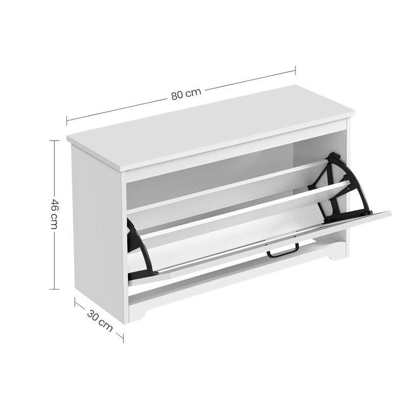 8 Pair Shoe Storage Bench