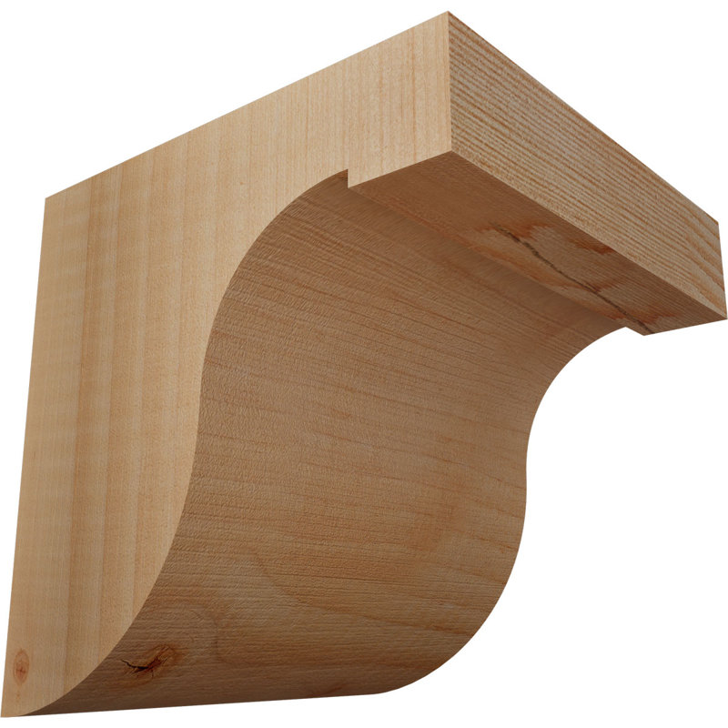 Del Monte Corbel, H 6 po x l 5,5 po x P 6 po, Sapin de Douglas, Lisse