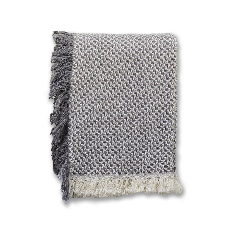 Jeté tissé 46 x 67, Gris