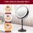 8"Makeup Mirror With 1X/10X Magnification Height Adjustable LED Makeup Mirror-1726396966