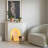 White Manufactured Wood Freestanding Fireplace